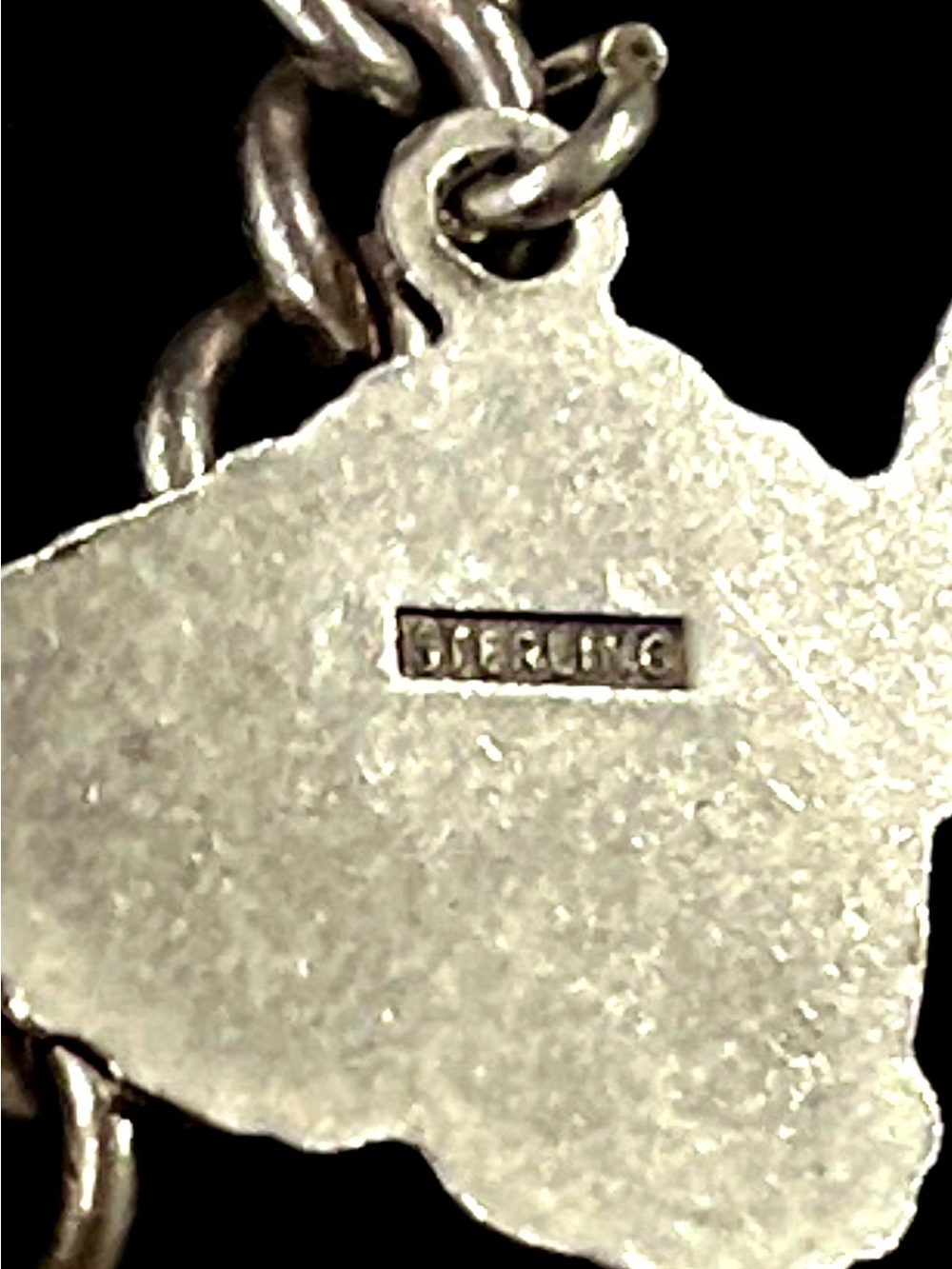 Vintage 1940s-1960s Sterling Silver  Hawaiian Islands Charm Bracelet - Picture 4 of 12